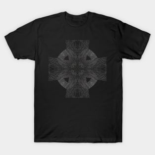 Silver Chainmaille Celtic Cross T-Shirt